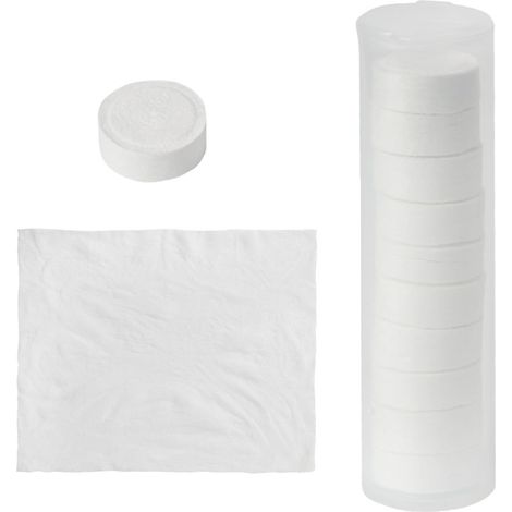 Serviettes compressées pour le visage, mouchoirs en coton, lot de 10 gants de toilette portables en matière douce, serviette de voyage, serviette d'extérieur au format compact, kit de camping pour la (1/5)