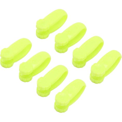 8er-Pack Hand-Akupressur-Clips aus Kunststoff für die Bereiche zwischen Daumen und Zeigefinger zur Linderung von Migräne und Kopfschmerzen (Grün) (1/5)