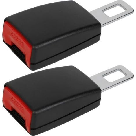 Clips de Ceinture de Sécurité - Universel - Ajusteur de Ceinture - 2 pcs - Noir - ABS de Haute Qualité (1/4)
