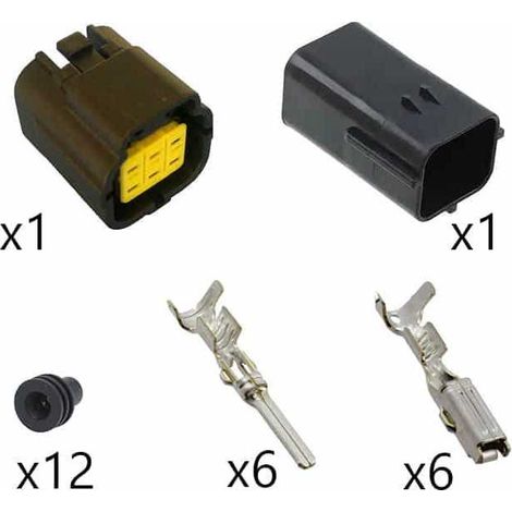 Kit Connettore Econoseal J-Mark II maschio femmina 6 vie
