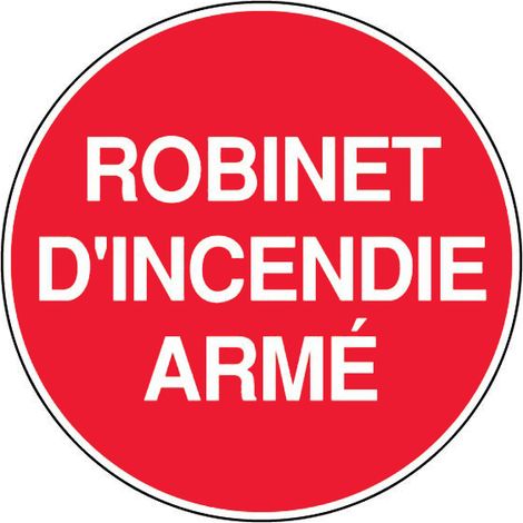 Panneau Robinet incendie- Rigide Ø80mm - 4020372