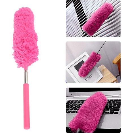 Plumeau extensible en microfibre douce, brosse de nettoyage, outil de dépoussiérage doux, produits ménagers (1/5)
