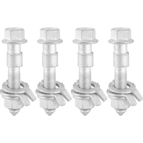 Boulons De Cambrage Réglables - Kit De 4 Pièces Pour Alignement Des Roues - Acier Haute Résistance Classe 10.9 (1/5)