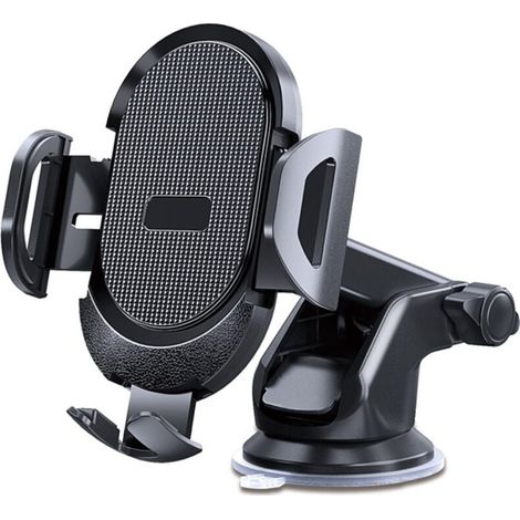 Autotelefonhalterung – Universelle Autotelefonhalterung – Lüftungsschlitzhalterung – ABS – Schwarz (1/4)