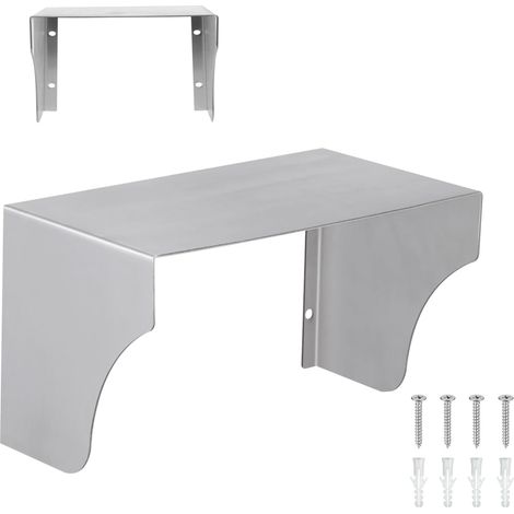 Protection Contre la Pluie en Acier Inoxydable, 20x12x12cm Couverture de Sonnette de Porte Acier Inoxydable, Boîtier de Protection des Interrupteurs, Protection de Prise Murale, pour Maison, Extérieur (1/5)