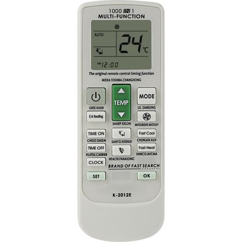 Télécommande universelle de remplacement pour climatiseur CHUNGHOP K-2012E (1/5)