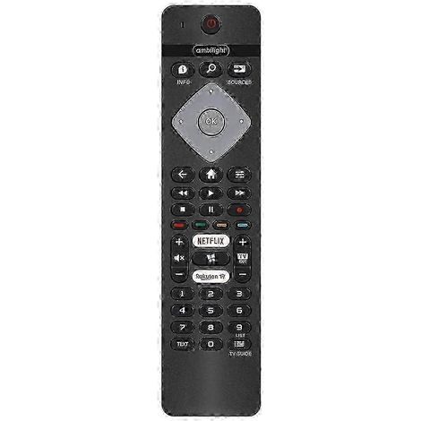 Télécommande de remplacement 2026 pour tous les téléviseurs LED intelligents Philips Ambilight 4K 75PUS6754/12 65PUS6754/12 65PUS (1/5)