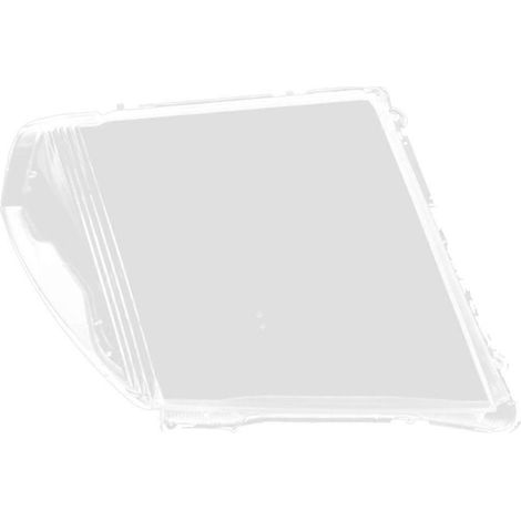 Carcasa de faro derecho para automóvil, pantalla de lámpara, cubierta de lente transparente, cubierta de faro para Nissan Navara D40 2005-2015 (Derecha)