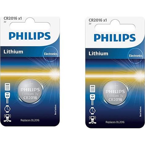 .Philips CR2016 Blister de 2.