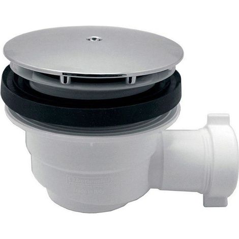 Piletta sifonata per piatti doccia in pvc dm.120 diam. 90 foro grande (1/3)