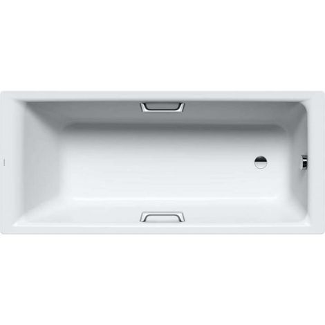 Kaldewei Ambiente - Bañera Puro Star 685, 160x70 cm, agujeros para asas, Perl-Effect, blanco 258500013001 (1/2)