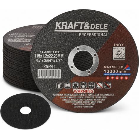 115 x 1,2 mm verstärkte Metalltrennscheibe Kraft&Dele (1/5)