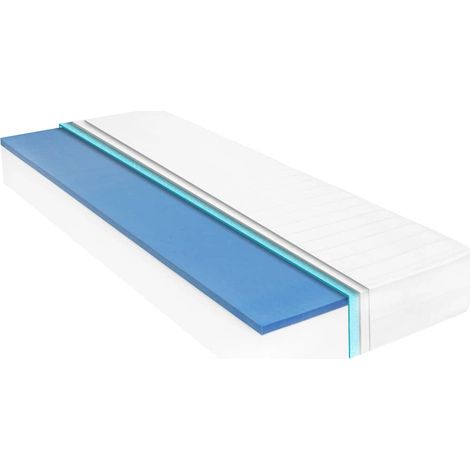 vidaXL Matelas 80 x 200 cm Mousse à mémoire de forme Visco 18 cm H2 (1/5)
