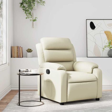 Relaxsessel Creme Kunstleder (1/5)