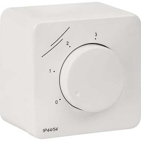Commutateur à plots Inter 4P 230V 10A, montage encastré/en saillie