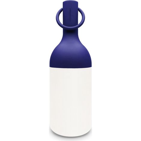 Petite lampe nomade en plastique bleu - Elo (1/5)