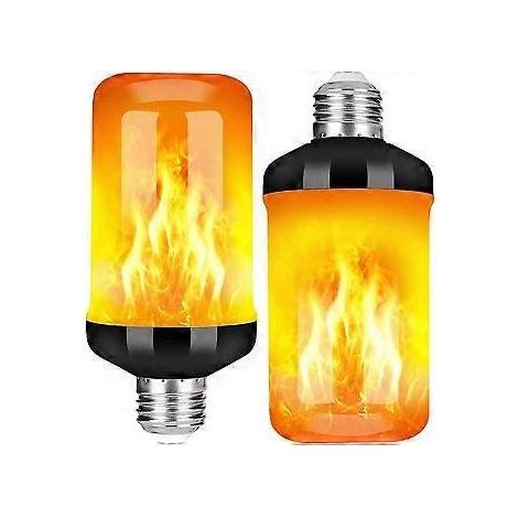Flammen-Glühbirne, E27 5W LED-Glühbirne mit Flammeneffekt und 4 Lichtmodi, dekorative Glühbirne für den Innen- und Außenbereich (1/3)