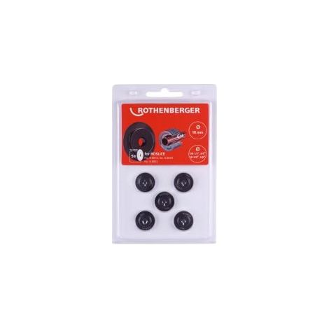 ROTHENBERGER ruota da taglio per ROSLICE 18mm, 1/2-3/4", 5 pezzi - 088842D (1/2)