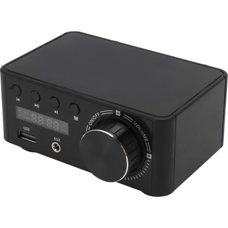 Amplificateur Audio Bluetooth 5.0 50W Mini, pour Enceintes PC et Téléphone, Alimentation DC 9‑24V, Haute Fidélité (1/5)