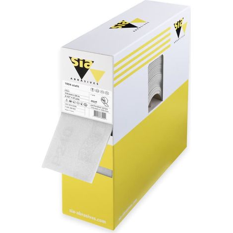 Sia Schleifpapier siasoft Schleifpapierrolle Siafit 1904 115 mm x 25 mtr, Ausführung: K400