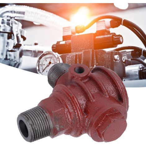 Pièces de compresseur d'air à trois voies, piston unidirectionnel en fonte, 3/4 pouce 3/4 pouce 10 mm (1/5)