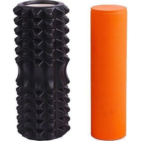 Rullo massaggiante, esercizi di yoga rilassanti, rullo per allenamento muscolare, massaggio completo delle gambe (1/5)
