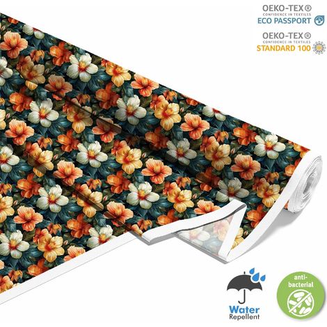 Outdoor dekostoffe oxford - Motiv Blumen I DX5506 (1/5)