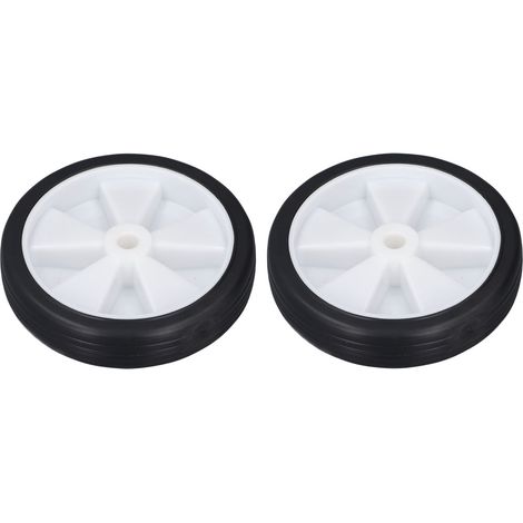 Ortviai Roulettes pour compresseur d'air – Lot de 2, diamètre 15 cm, en plastique ABS et caoutchouc, montage facile (1/4)