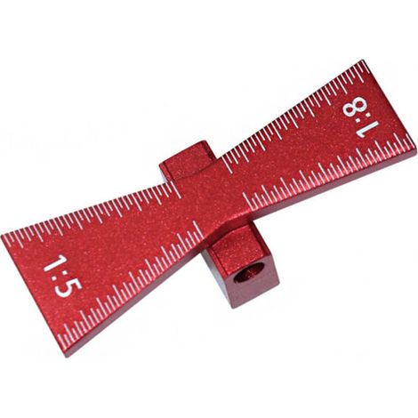 Schwalbenschwanzmarkierer, Markierungswerkzeuge, Manueller Schwalbenschwanzmacher, Holzbearbeitungshilfsmittel (Roter Schwalbenschwanzmacher).