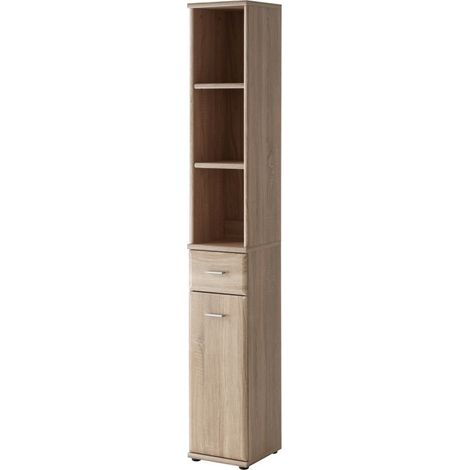 Bibliothèque ARMARIO coloris chêne sonoma 30x203x32 cm (1/3)