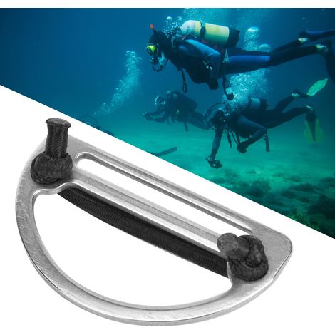 Boucle en D en Acier Inoxydable 316 pour Équipement de Plongée et Sangles de Ceinture RK06D (1/5)