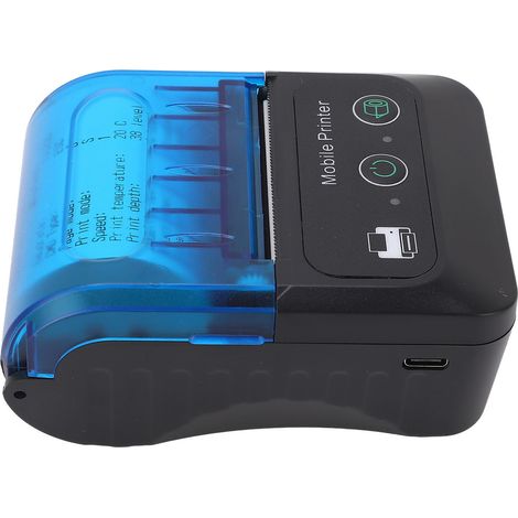 2-in-1-Thermodrucker und Etikettendrucker, 203 dpi, 80 mm/s, 58 mm Breite, für den Heimgebrauch (1/5)