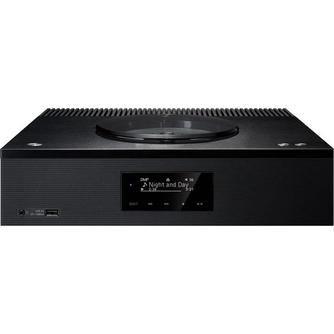 Amplificateur CD en Réseau avec Lecteur CD, Radio Dab+, USB, Bluetooth et Chromecast Intégrés, AirPlay 2, Phono MM, Wi-FI, Noir (1/5)