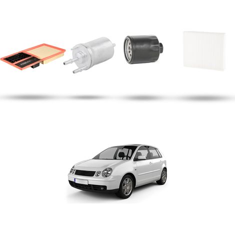 Kit tagliando 4 filtri compatibile con Vw POLO IV (9N) 1.4 16v 59kw Dal 2006 al 2009 (1/5)