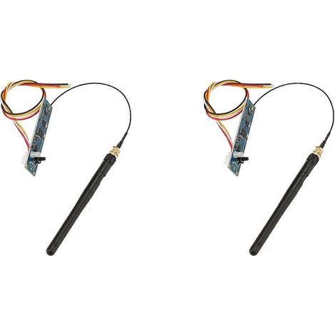 2 modules PCB récepteurs DMX512 sans fil 5V-24V 2,4GHz, contrôleur LED, récepteur Wi-Fi sans fil (1/5)