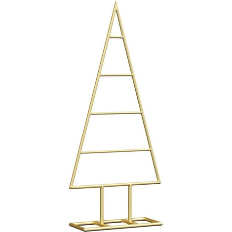 Arbre de Noël  Sapin de Noël en métal Doré 60 cm Acier peint par poudre (1/5)