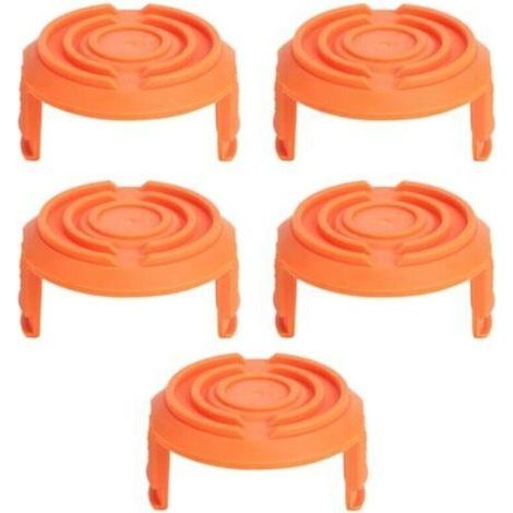Set mit 5 Spulenabdeckungen für Worx WA0010 kompatible Trimmer - (1/5)