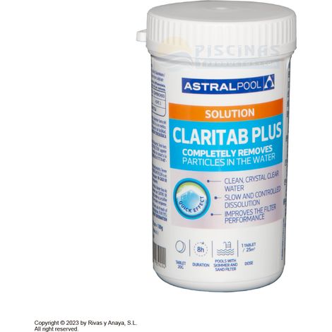 Floculante Claritab Tabletas 20 gr. AstralPool