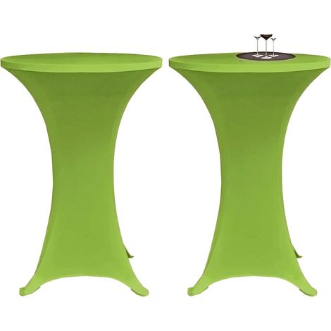 Maison Exclusive - Copritavoli Elastici 4 pz 60 cm Verde