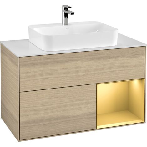 Villeroy & Boch G371HFPC meuble sous-vasque Finion G37 (1/2)