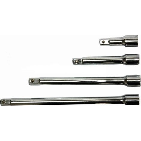 SET DI PROLUNGHE DA 1/2" PER BUSSOLE A CRICCHETTO (4 pezzi)