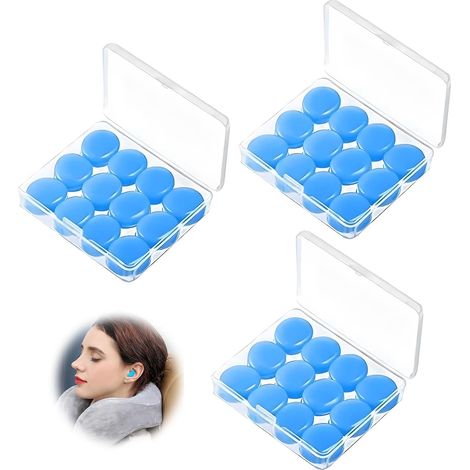 36 Bouchons Oreille Silicone Moulables s Etanches Anti-Bruit (1/5)