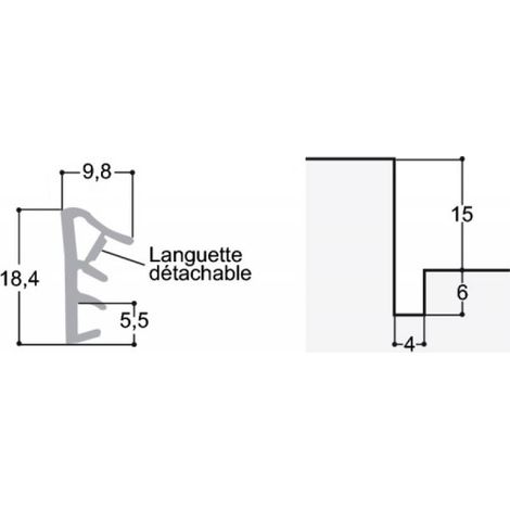 Joint polychloroprène coupe-feu M2 thermique phonique 30 m pour menuiserie rainurée – Largeur 4 mm – Profondeur 6 mm