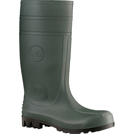 Feldtmann Sicherheits-Gummistiefel grün / schwarz SICHERH.GUMMISTIEFEL GRÜN.GR48 (1/2)