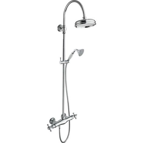 Colonne de douche thermostatique Parigi chromé - Cristina Ondyna (1/3)