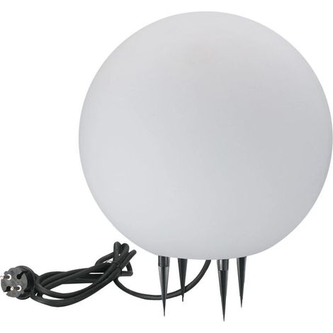 Lampe de jardin polux argento IP65 E27 30 cm