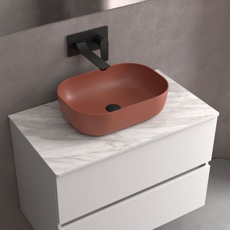 Lavabo, vasque à poser CARLA   Rouge - Gioia Materia