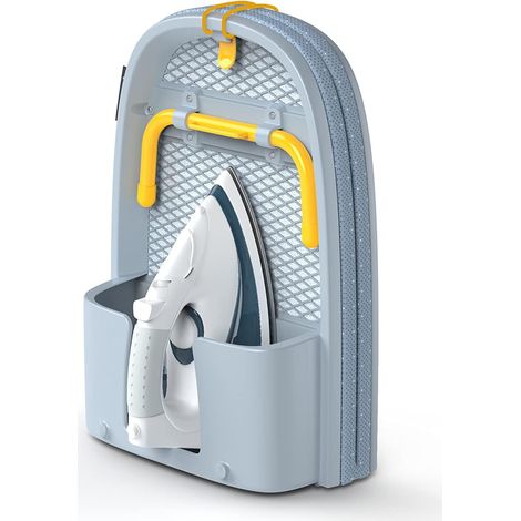Tabla de planchar Joseph Joseph Pocket gris amarillo compacta