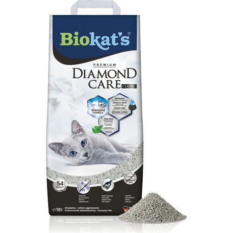 Litière fine pour chats au charbon actif et à l’Aloe vera - 1 sac (1 à 10 l) (1/5)