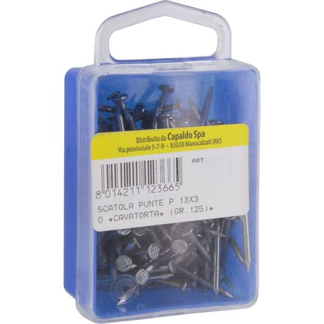 SC SCATOLA CHIODI T. PIANA  5X15 CAVATORTA 125 G- 5,0 pz